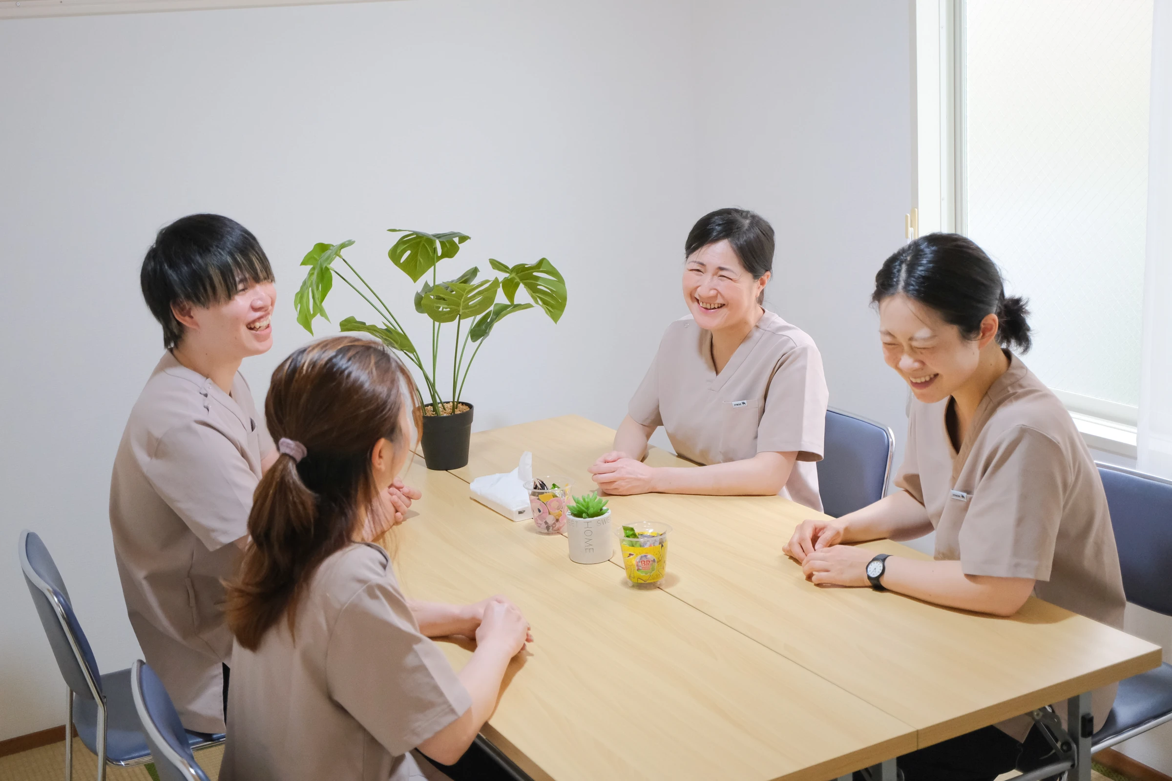 利用者様とのつながりを大切にするスタッフ